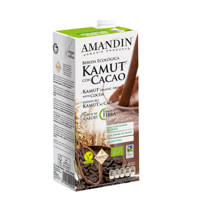 Beguda de kamut amb cacau Beguda de kamut amb cacau