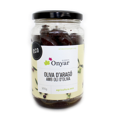 Oliva Eco d'Aragó amb oli F. Onyar 200g