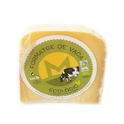 Formatge semi de vaca eco 250g