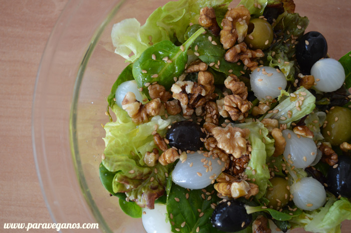 Ensalada verde especial para embarazadas